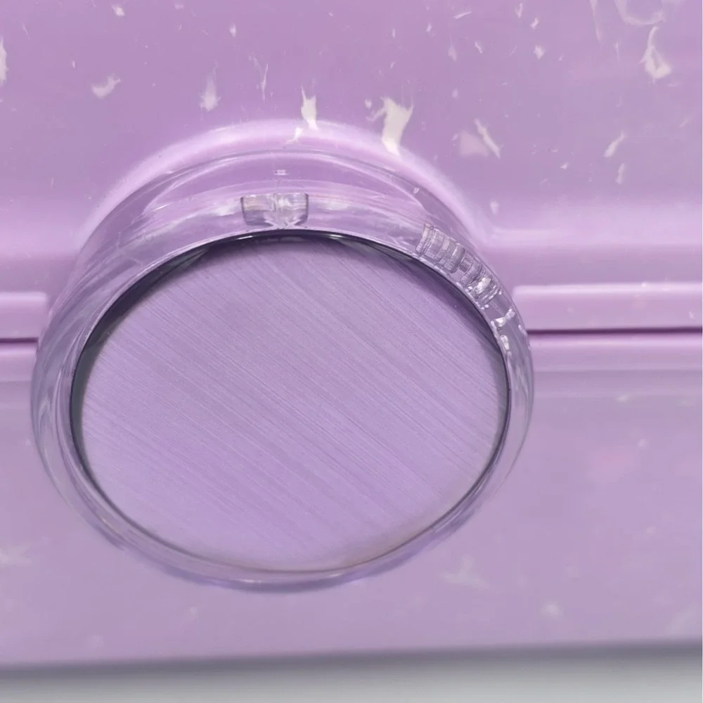 Ulta Beauty Caboodle Make Up Purple Marbled Large Storage Case w/ Mirror